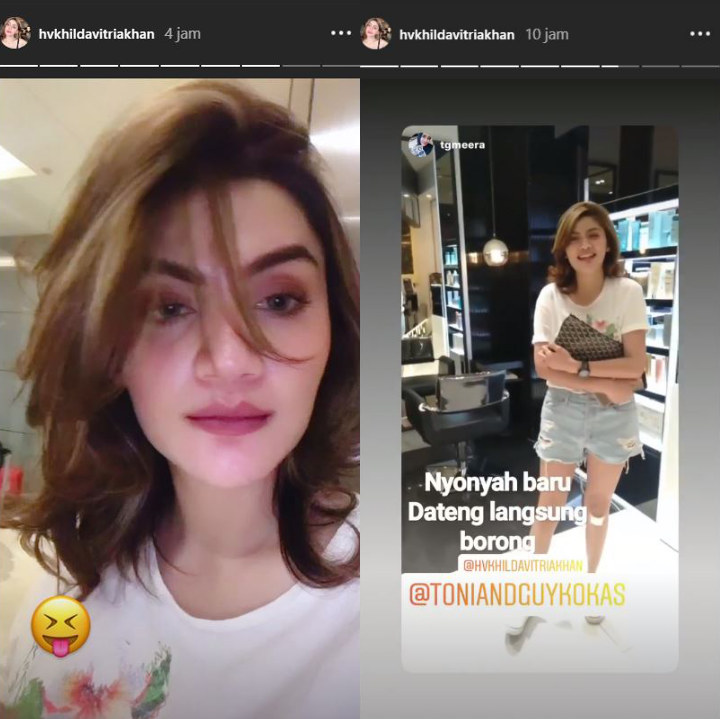 Hilda Vitria makin langsing