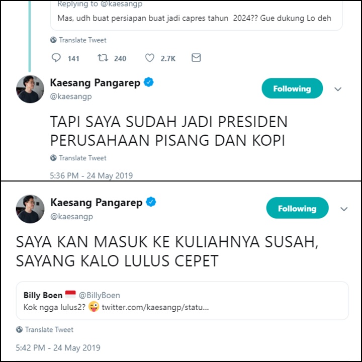 Twit Kaesang