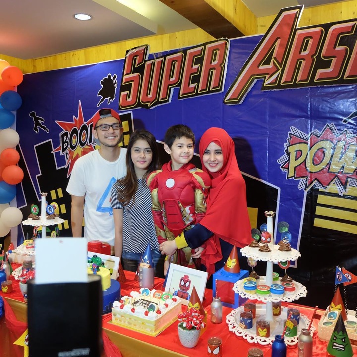Risty Tagor dan Rifky Balweel Rayakan Ulang Tahun Anak Mereka
