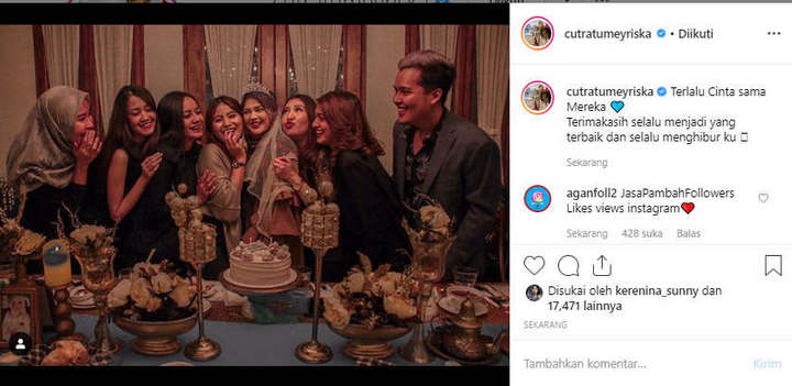 Cut Meyriska Ultah Sekaligus Bridal Shower?