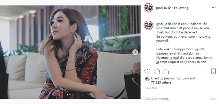 Gisella Anastasia Senyum Sedih Dibully