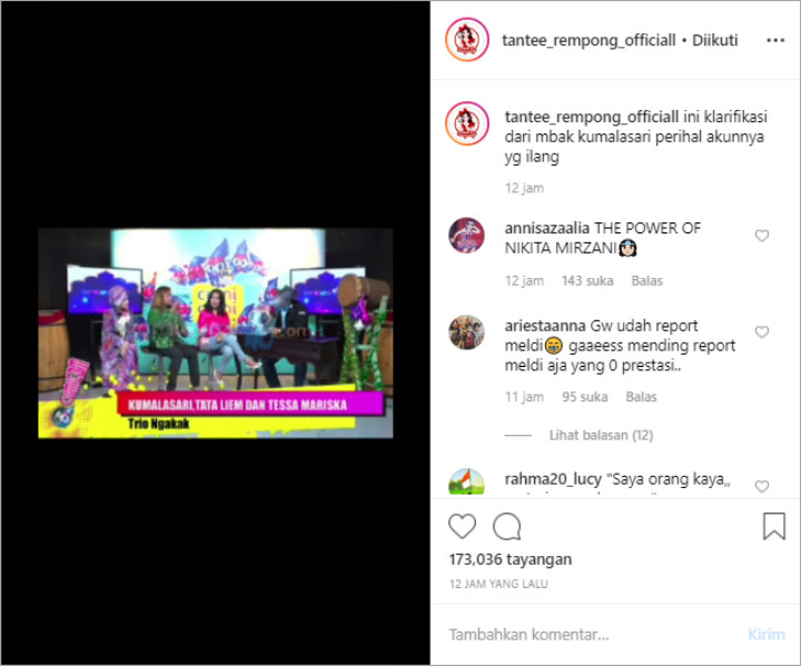 Ngaku Kaya dan Tak Butuh Endorse di Medsos, Barbie Kumalasari Cuek Akun Instagramnya Lenyap