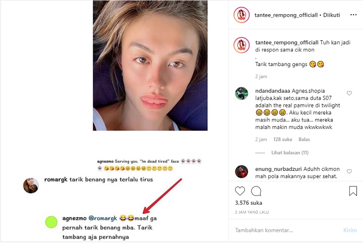 Komentar Agnes Monica