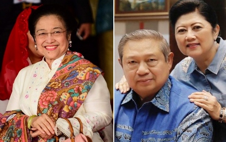 Megawati Hadiri Pemakaman Ani Yudhoyono, Tagar #SelamatJalanIbuAniYudhoyono Trending