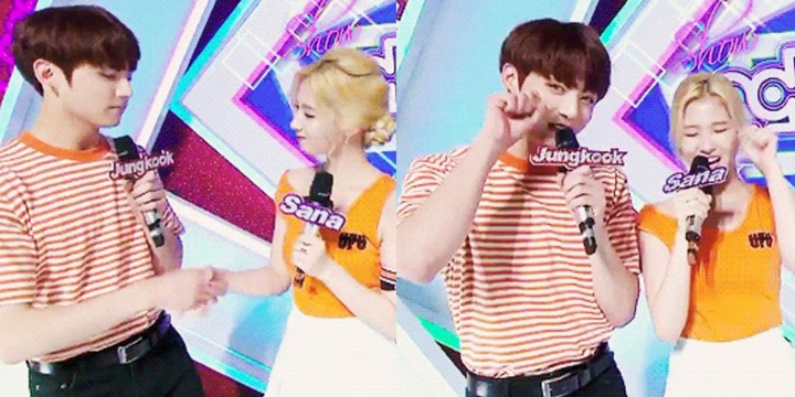 Momen Lawas Jungkook BTS dan Twice Sana Jadi MC \'Music Core\' Jadi Sorotan