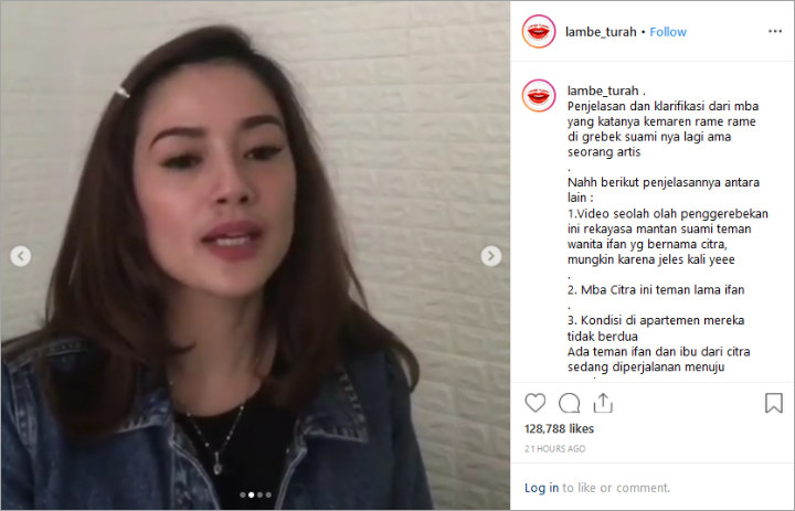 Klarifikasi Citra Monica
