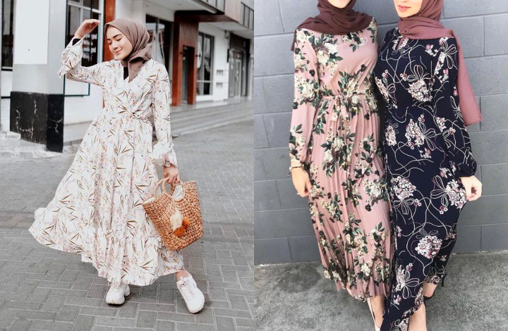  Tampil Ceria dan Feminim Dengan Dress Floral