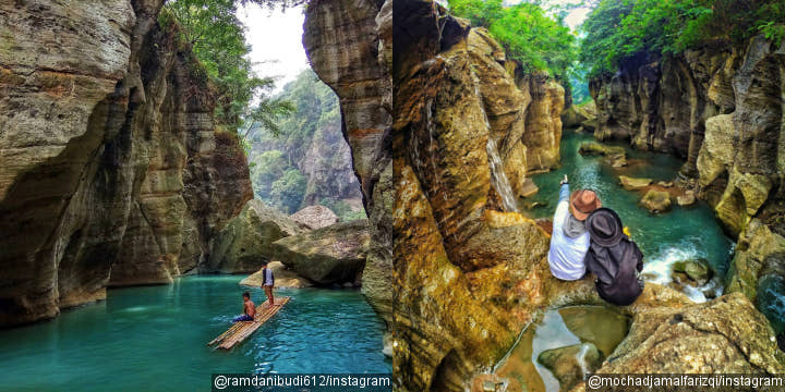 Sungai Cikahuripan Bandung Barat, Green Canyon Jawa Barat