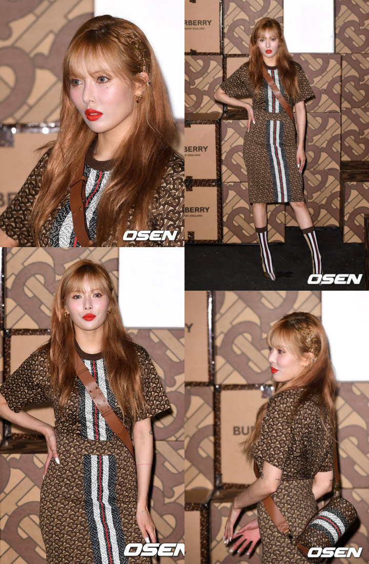 Hyuna Dibilang Norak Mirip Tante Tante Dari Desa Saat Hadiri Event Burberry