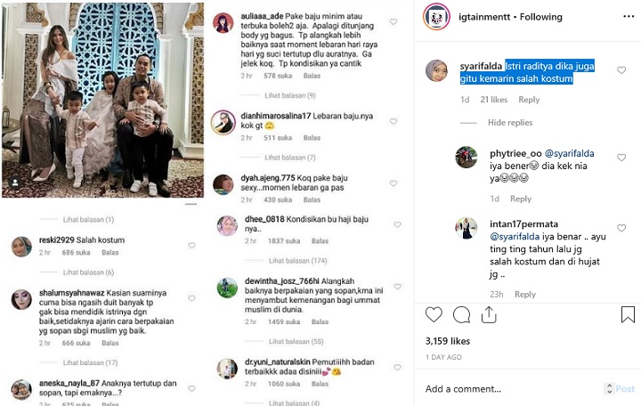 Komentar Soal Anissa Aziza