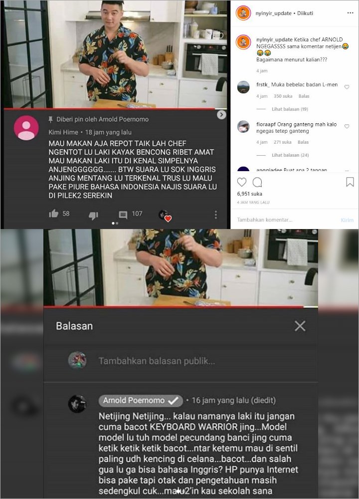 Komentar Chef Arnold