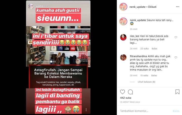 InstaStory Aisyahrani
