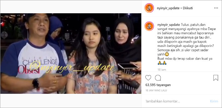 Tak Terima Dewi Persik Cabut Laporan Kasus Keponakannya, Netter Doakan Meldi Kena Karma