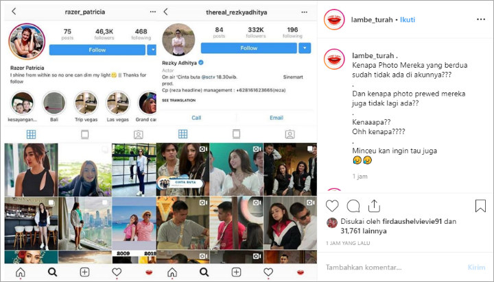 Hapus Foto Pacar, Rezky Aditya Batal Naik Pelaminan?