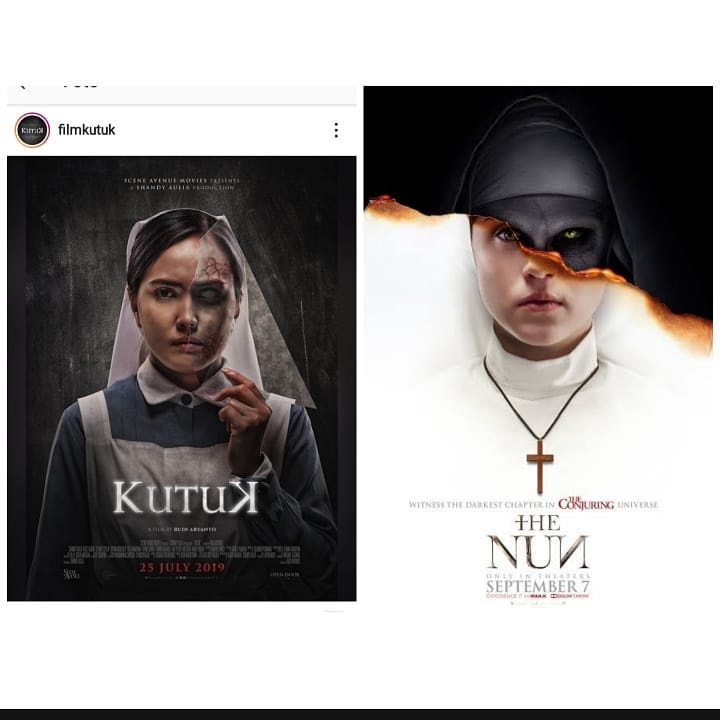 Poster Kutuk dan The Nun