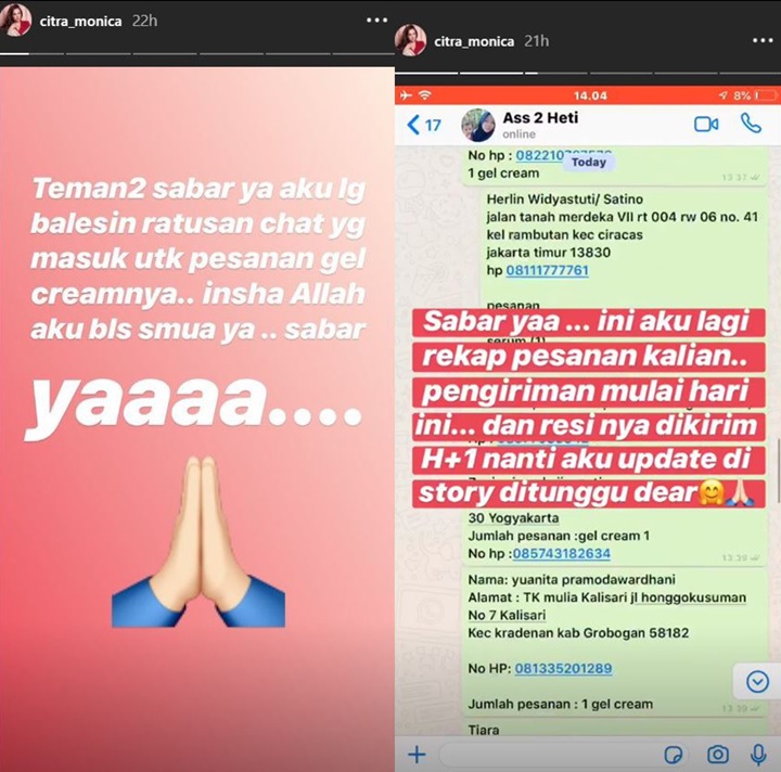 Terjerat Kasus Dugaan Zina Bareng Ifan Seventeen, Citra Monica Malah Sibuk Jualan Ini