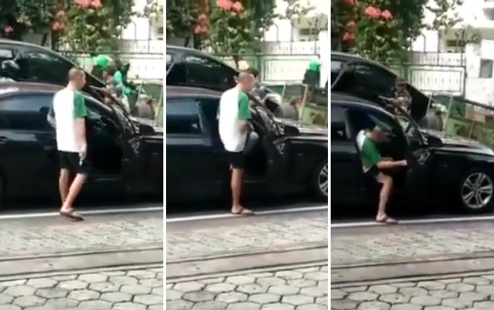 Viral Pengemudi Mobil BMW Paksa Lawan Arus Hingga Keluarkan Pistol, Netter: Tangkap Koboi Jalanan