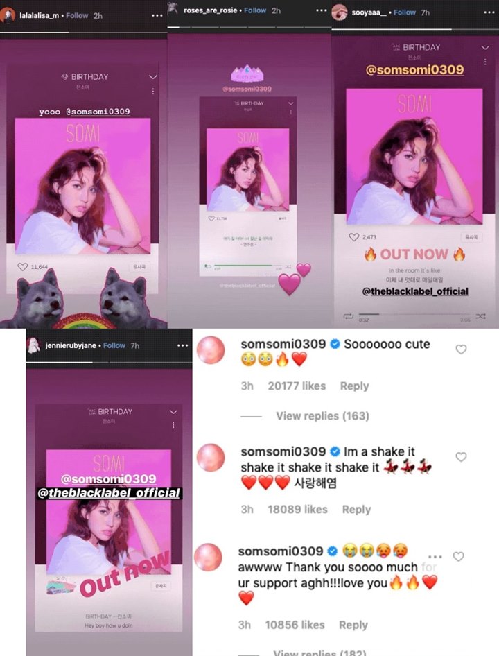 Jennie Heboh Dukung Debut Solo Jeon Somi Bareng Jisoo, Aksi Twerking Bikin Ngakak