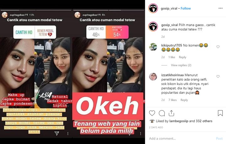 Cupi Cupita Merasa Cantik Alami Bukan Cuma Modal Dada Tumpah, Netter Emosi Kompak Tak Setuju