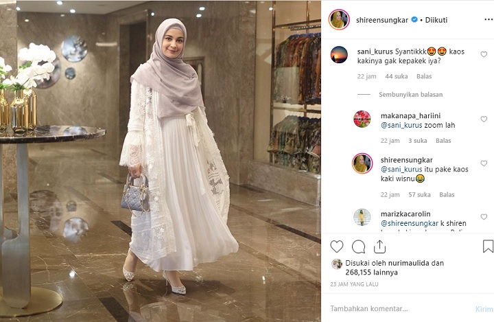 Komentar Balasan Shireen Sungkar