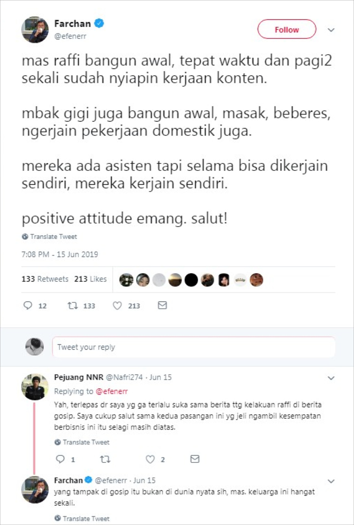 Kehangatan Rumah Tangga Raffi Ahmad dan Nagita Slavin Kejutkan Tour Guide Ini