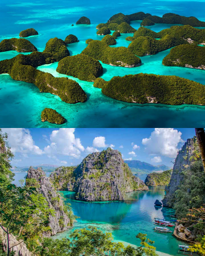 Mirip, Raja Ampat Papua Tak Kalah Indah dengan Danau Kayangan yang Ada di Filipina