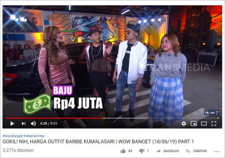 Outfit Barbie Kumalasari