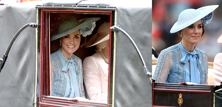 Kate Middleton Tampil Super Cantik Pakai Gaun Transparan di Royal Ascot, Intip Fotonya Berikut Ini