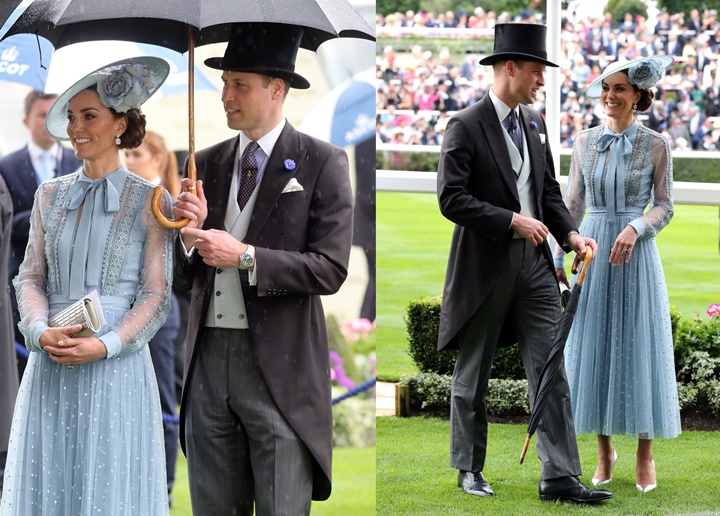 Kate Middleton Tampil Super Cantik Pakai Gaun Transparan di Royal Ascot, Intip Fotonya Berikut Ini