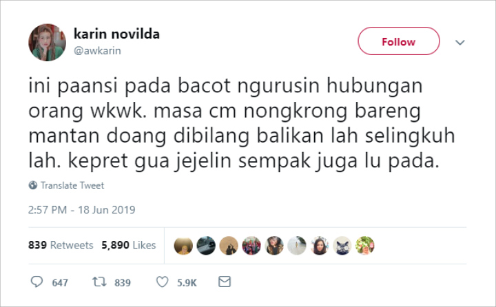 Dikabarkan Putus Karena Selingkuh, Awkarin Ngegas Tulis Ini Untuk Netizen