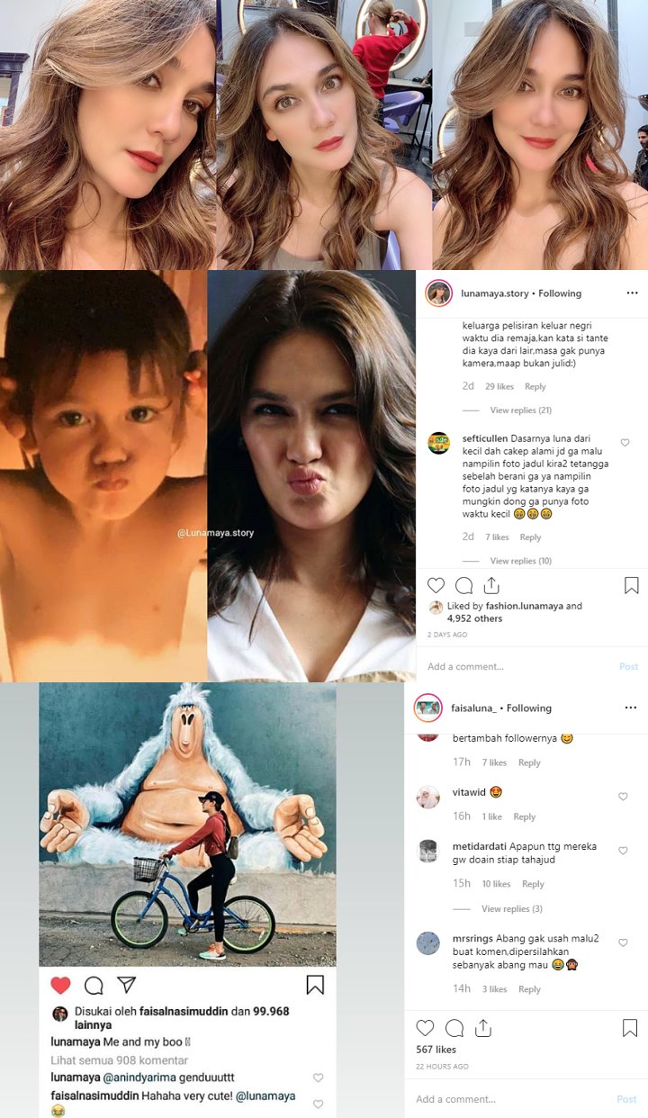 Luna Maya Pamer Rambut Pirang Bak Bule Cantik Dan Cemberut Imut, Faisal Terpesona Beri Pujian