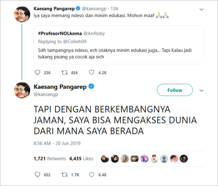 Disebut Ndeso dan Minim Edukasi, Intip Jawaban Kocak Kaesang Tirukan Saksi di Sidang Sengketa Pilpres