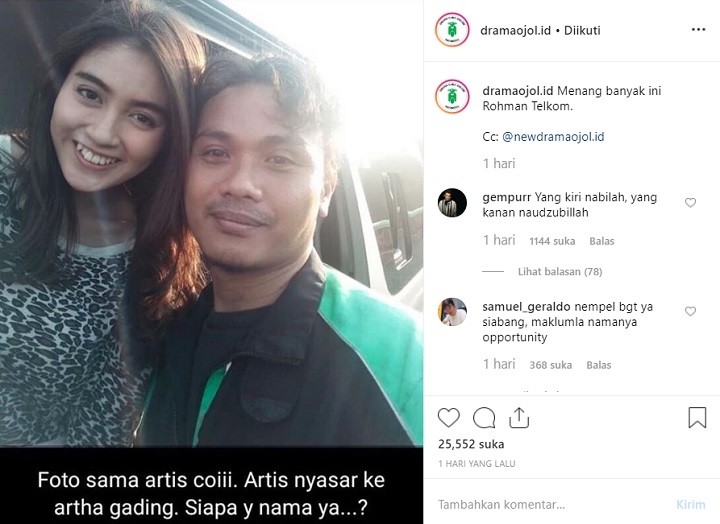 Nabilah Bareng Driver Ojol