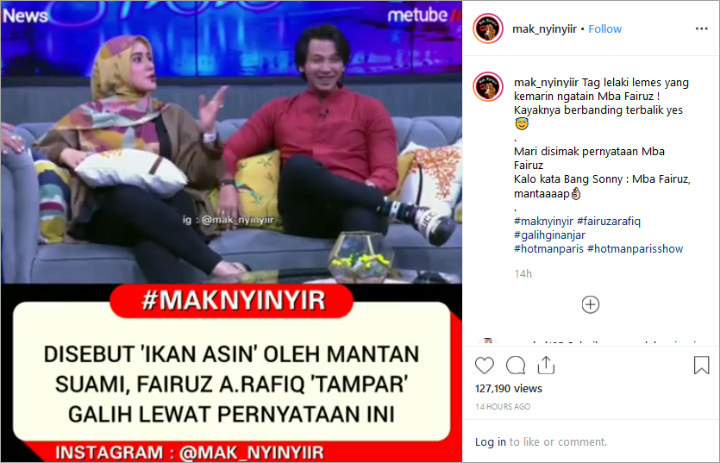Fairuz Akui Wangi Tanpa Deodoran \'Tampar\' Ejekan Galih, Sonny Septian Nekat Cium Ketiak Istri