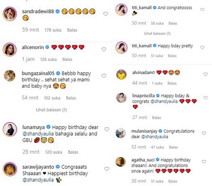 Ucapan Selamat Untuk Shandy Aulia