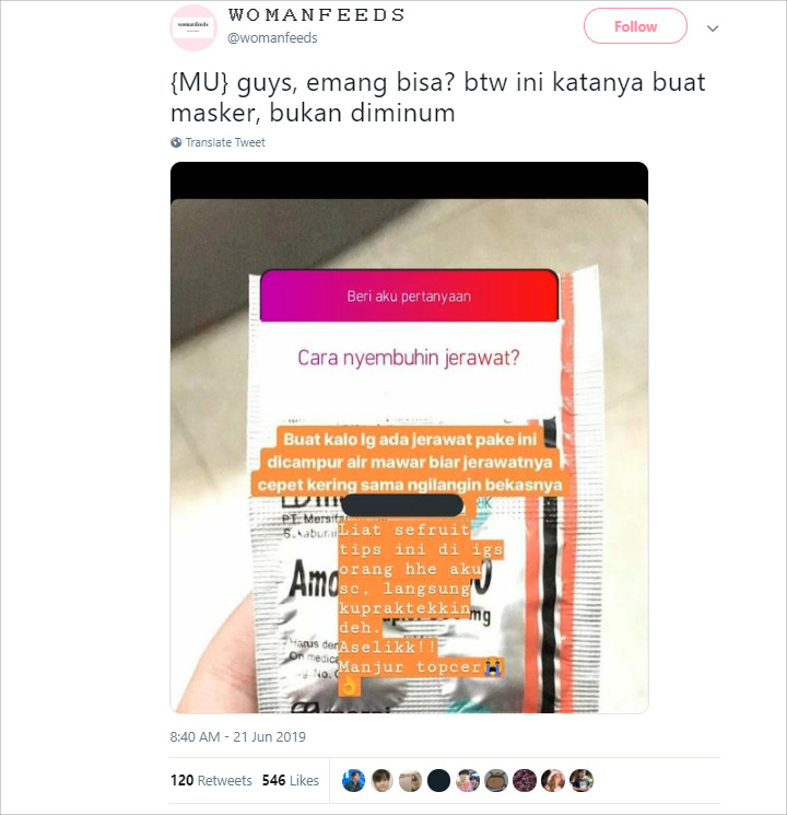 Viral Antibiotik Amoxilin Bisa Dijadikan Obat Jerawat? Dokter Beberkan Dampak Buruk Bagi Kesehatan