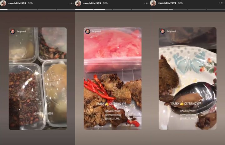 Tampilan makanan Muzdalifah