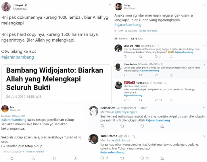 BW Sebut Allah Akan Lengkapi Bukti Gugatan, Warganet Ramai Beri Komentar Kocak