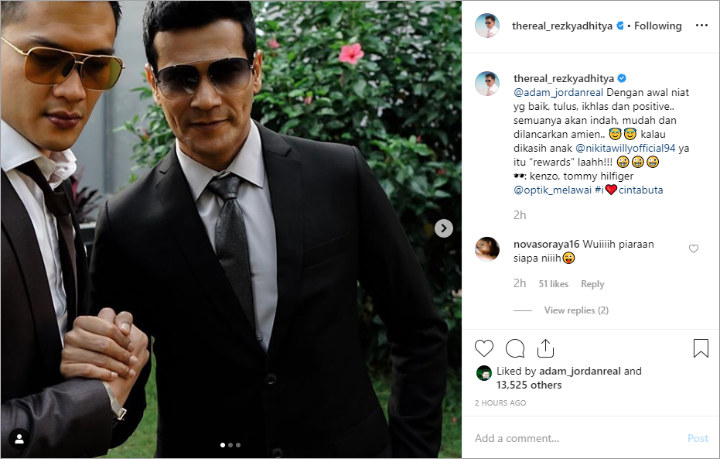 Rezky Aditya Minta Restu ke Adam Jordan Demi Dapatkan Hati Nikita Willy di \'Cinta Buta\'