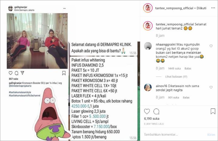Perawatan Barbie Kumalasari