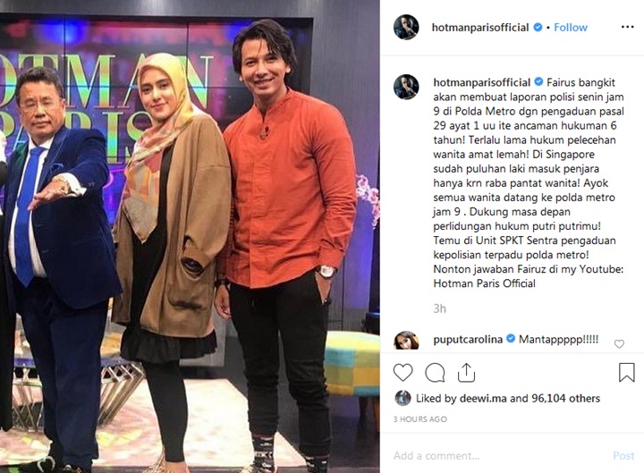 Hotman Paris Umumkan Fairuz Laporkan Galih