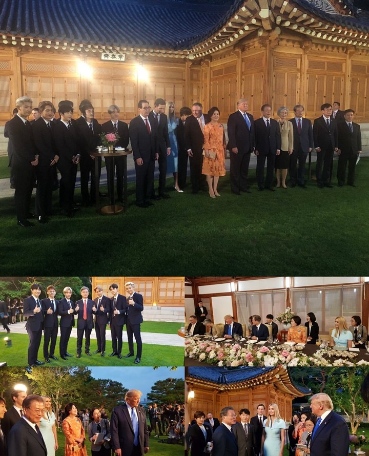 EXO Diundang ke Blue House Ketemu Presiden AS Donald Trump dan Beri Hadiah Ini