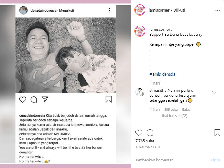 Denada Dukung Mantan Suami Yang Terseret Narkoba, Netter \'Sentil\' Galih Ginanjar