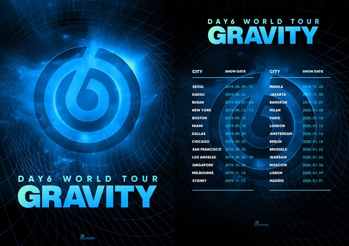 DAY6 Dikonfirmasi Gelar Tur Konser Dunia \'Gravity\', Ini Daftar Negara Yang Bakal Dikunjungi