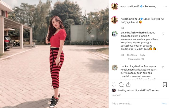 Postingan Natasha Wilona