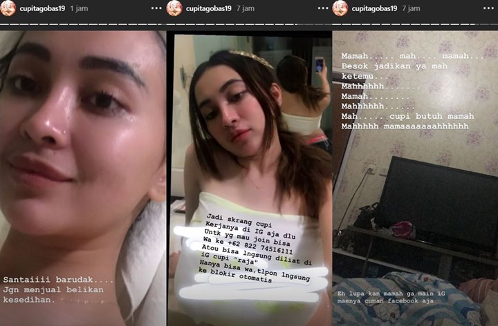 InstaStory Cupi Cupita