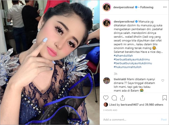 Dituding Dewi Persik Sengaja Zalim ke Diri Sendiri, Rosa Meldianti Balik Sindir Lebih Ngegas
