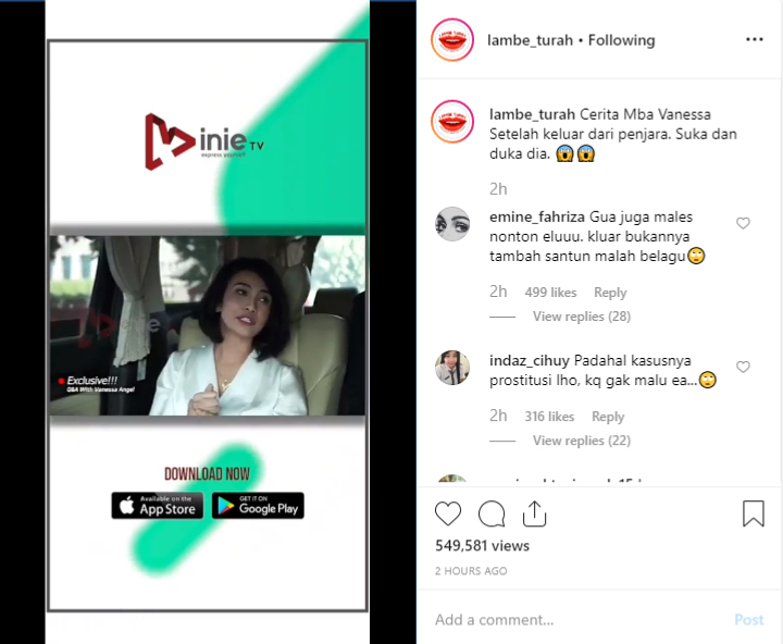 Cerita Eksklusif Vanessa Angel Di Penjara Malah Dapat Cibiran Dari Netter