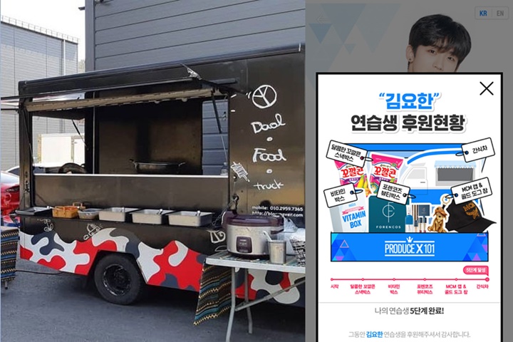 Kim Yo Han Berhasil Jadi Trainee \'Produce X 101\' Pertama yang Terima Snack Car dari \'Dear 101\'