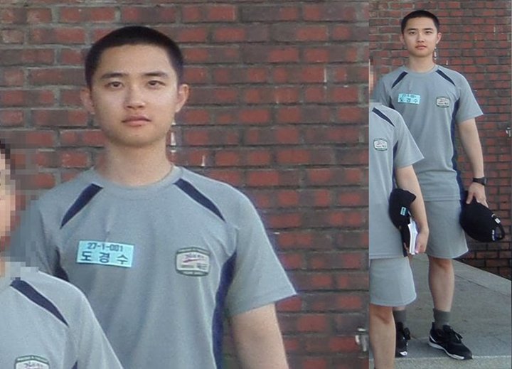 Beredar Foto D.O. EXO di Kamp Militer, Netter \'Ejek\' Pendek Mirip Cowok Non-Seleb Biasa
